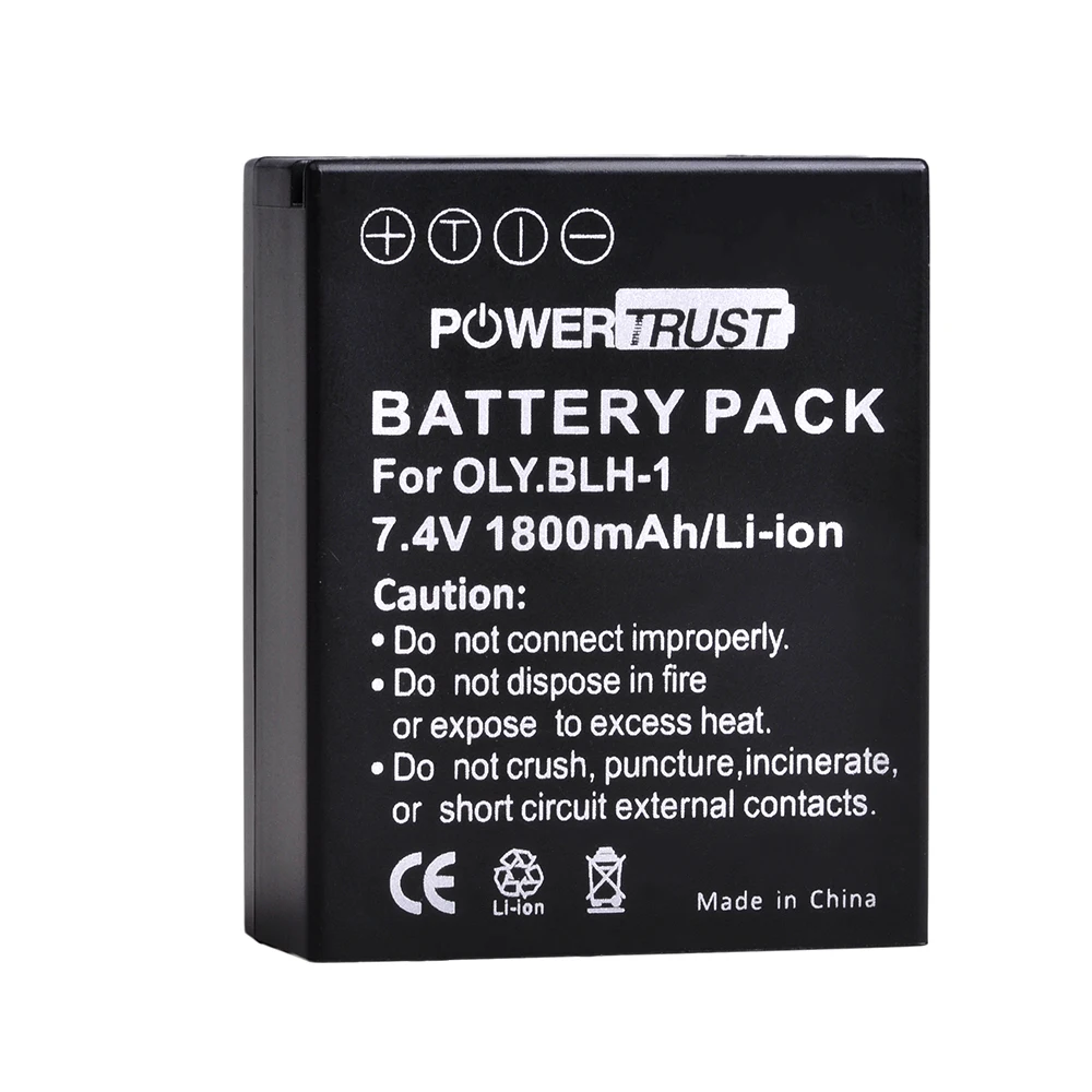1 шт. BLH-1 BLH1 BLH Перезаряжаемые Батарея + светодиодный USB зарядка для Olympus E-M1 Mark II EM1-2