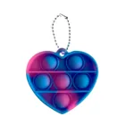 Миниатюрная игрушка-антистресс, силиконовая пузырьковая игрушка, сенсорная игрушка, антистрессовые игрушки для взрослых и детей