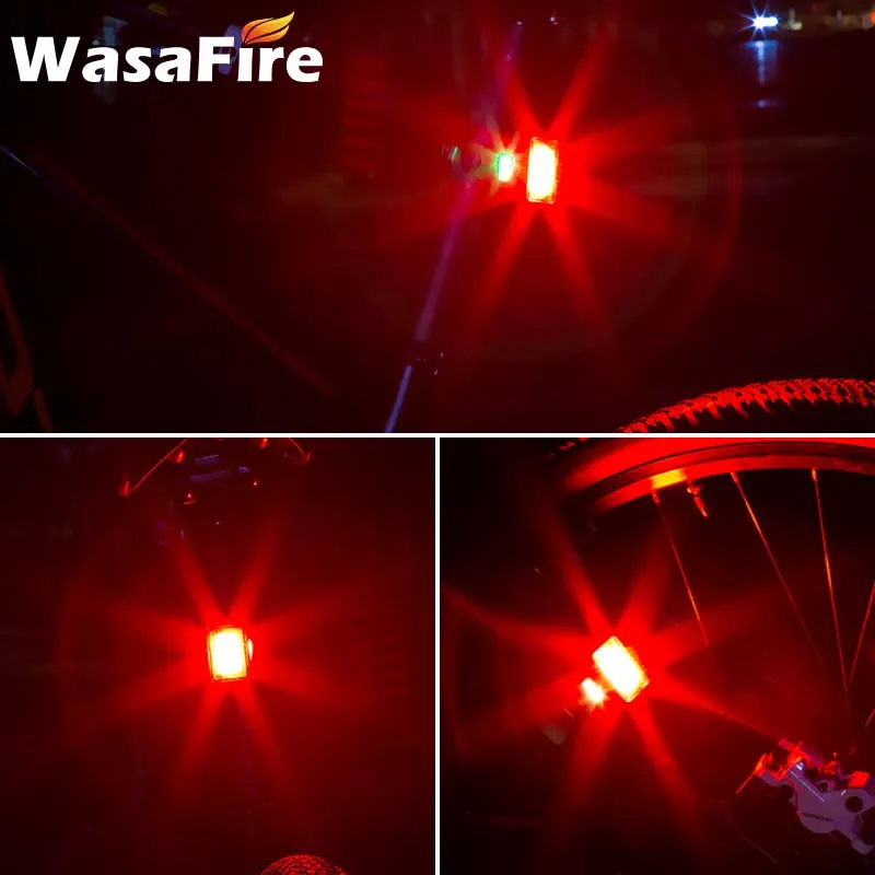 Wasafire велосипед задний светильник работает на основе электромагнитной индукции