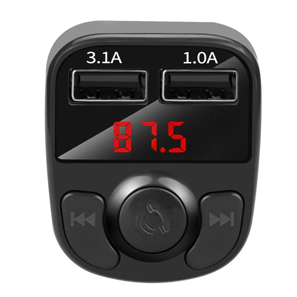 FM-трансмиттер Ouhaobin с Bluetooth автомобильный комплект громкой связи аудио mp3-плеер
