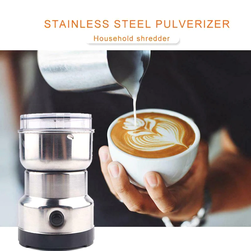 

Mills Cutter Electric Spices Nuts Coffee Bean Grinder with Stainless Steel for Home Kitchen 2019ing