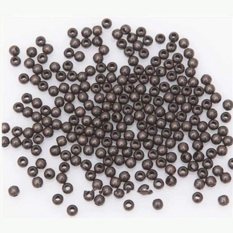1000 шт маленькие круглые металлические серебряные бусины 3 мм для изготовления