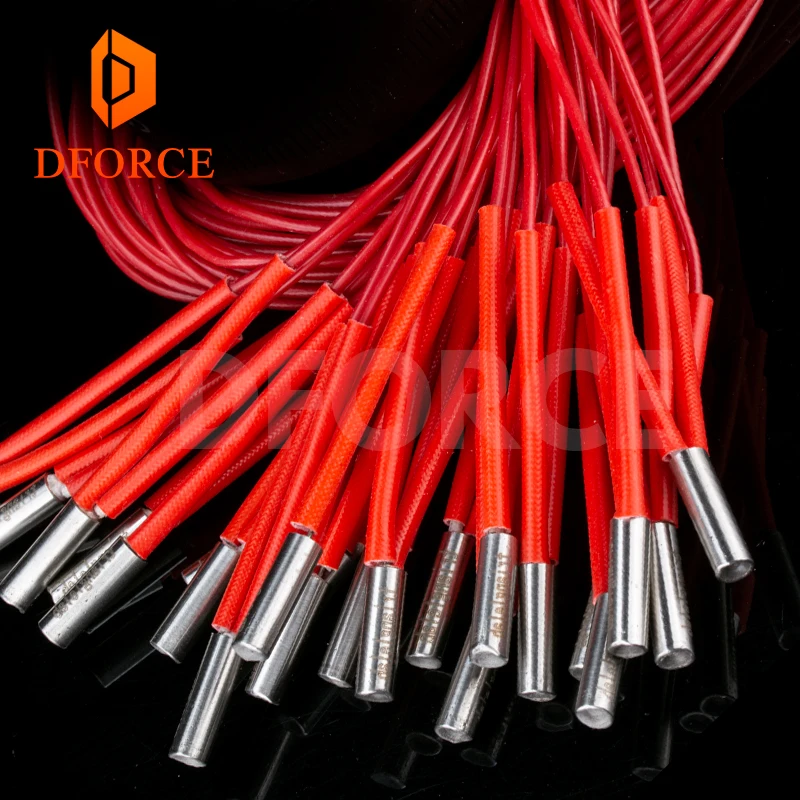 DFORCE 3D принтер 12 в 40 Вт 6*20 мм нагреватель картриджа Reprap В с кабелем 100 см для
