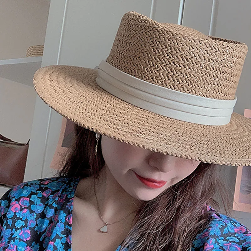 

Bucket hat Cap Women's summer hats for women beach sun cowboy straw accessories protection spring 2021 new Fashion sea fitted