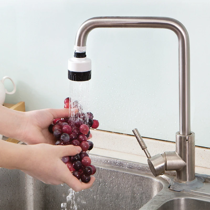 

1pc Faucet 2Modes 360Degree adjustable Water Filter Diffuser Water Saving Nozzle Faucet Connector Kitchen Vegetable washing pond