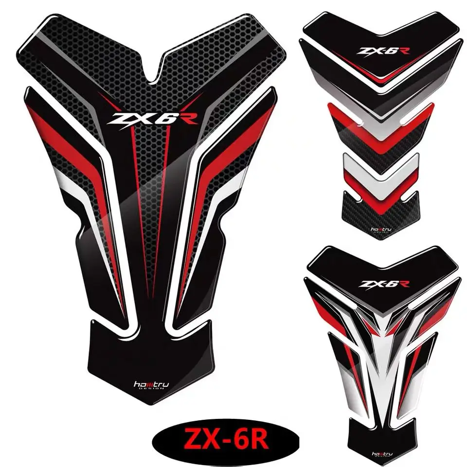 

3D Резиновая Защитная Наклейка на бак мотоцикла для KAWASAKI ZX-6R ZX6R ZX636, распространенные модели