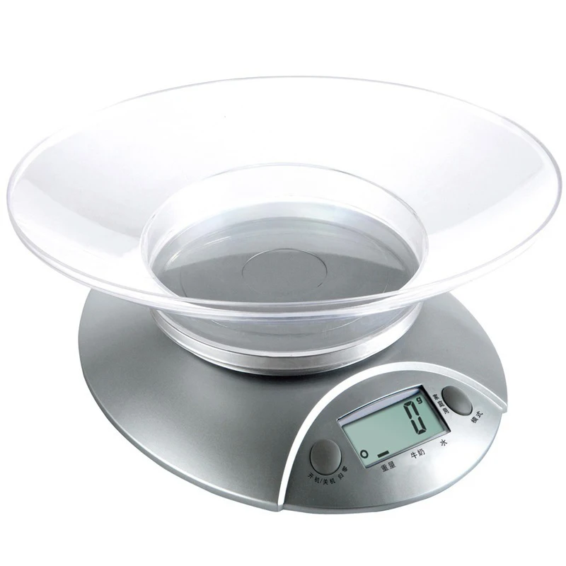 

Food Scale with Bowl Digital Kitchen Weight for Cooking Baking and Dieting with LCD Display XH8Z