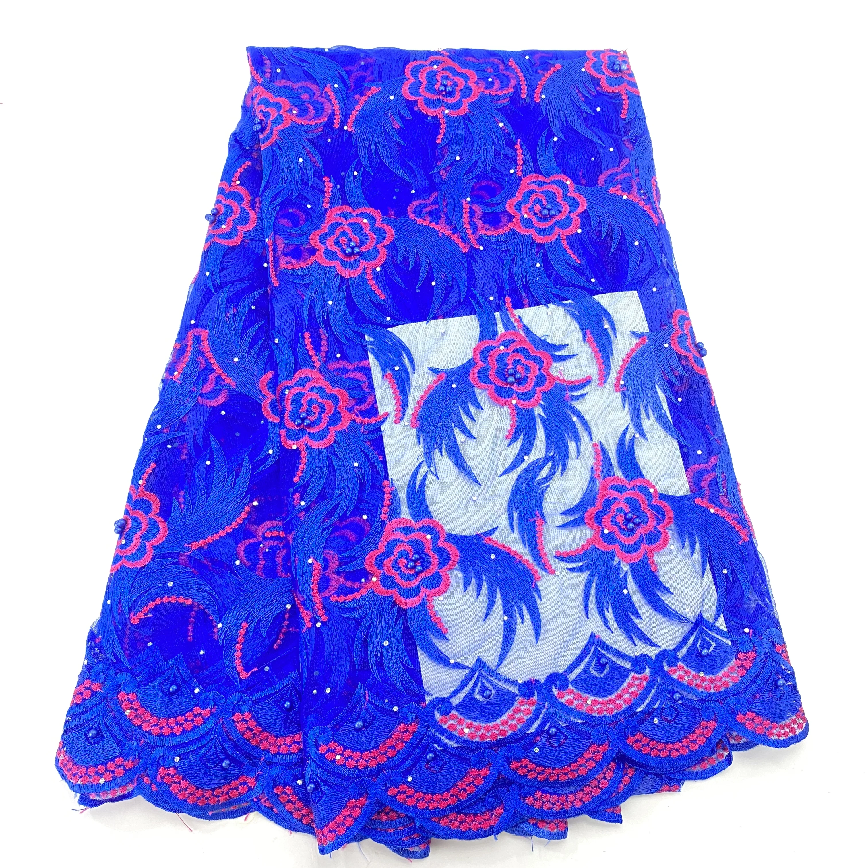 Сетчатый шнур французское кружево с вышивкой оптовая продажа Бесплатная