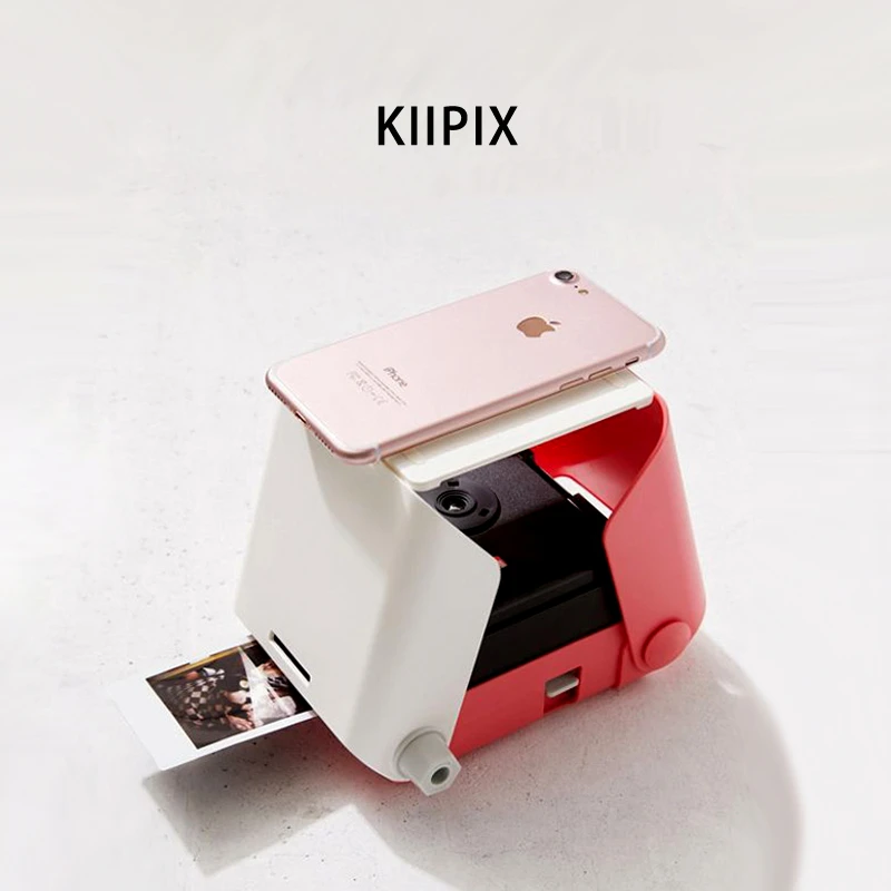 Цветной фотопринтер Kiipix Tomy без bluetooth/Wi Fi/app портативный карманный мобильный
