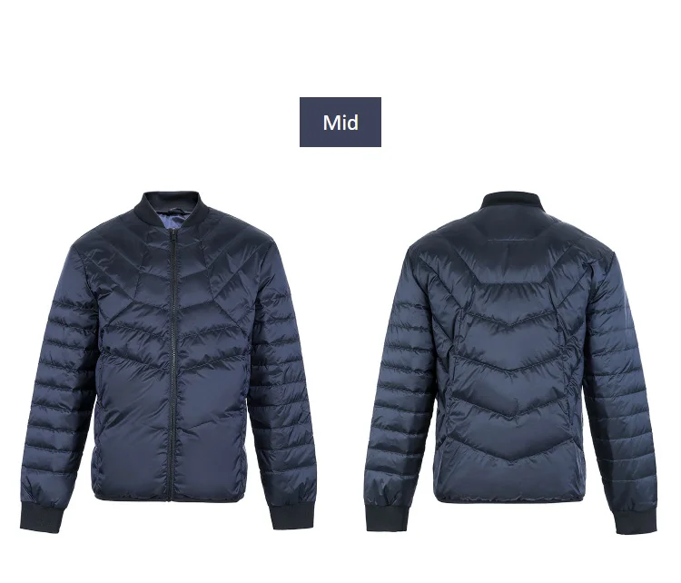 JackJones Мужская зимняя бейсбольная куртка с воротником с тепловым пухом | 218412510