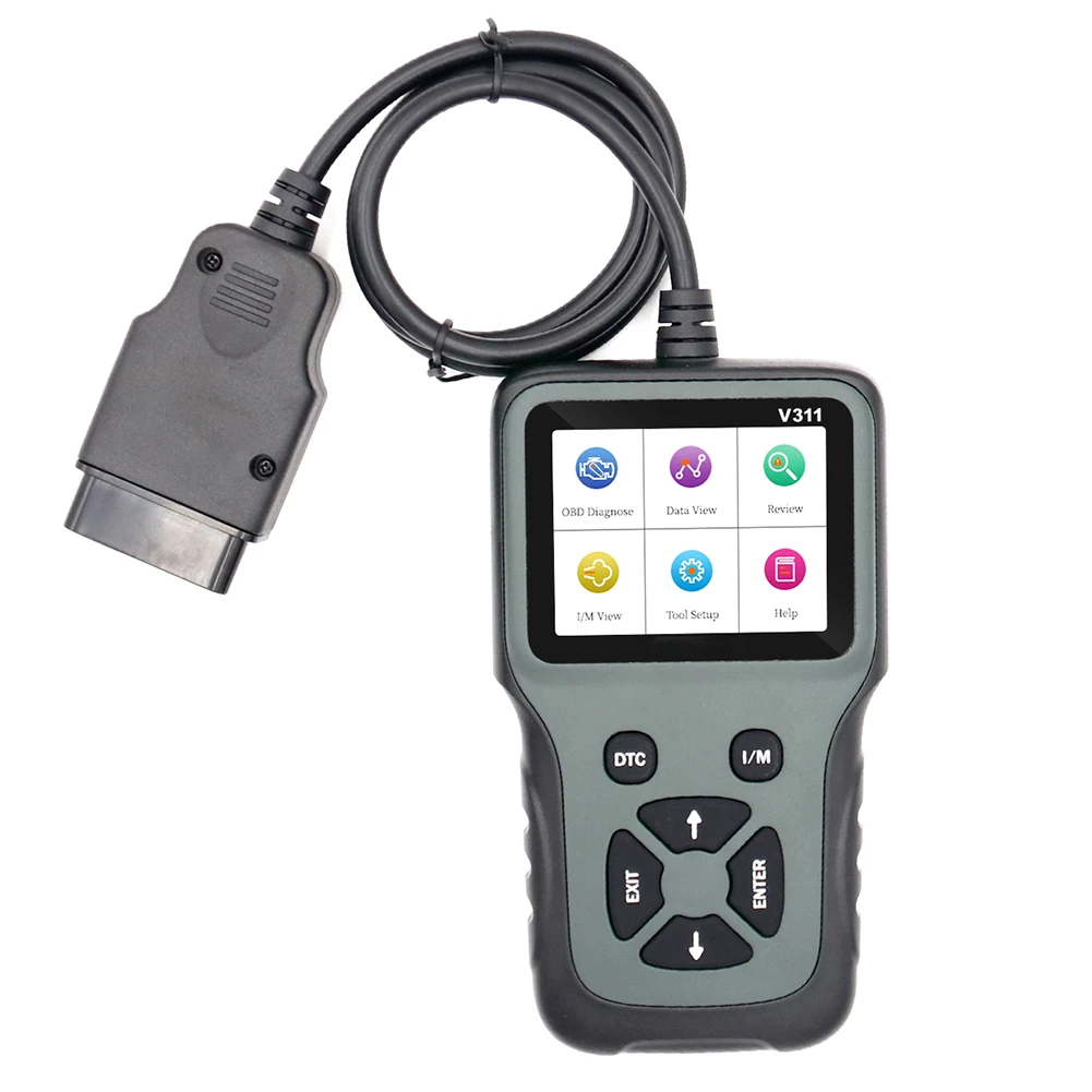 Сканер OBD2 с цветным экраном детектор неисправности автомобиля 8 ~ 36 В инструмент