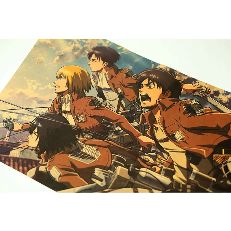 Знаменитый аниме атакующий гигантский персонаж Armin Arlert мультфильм ретро