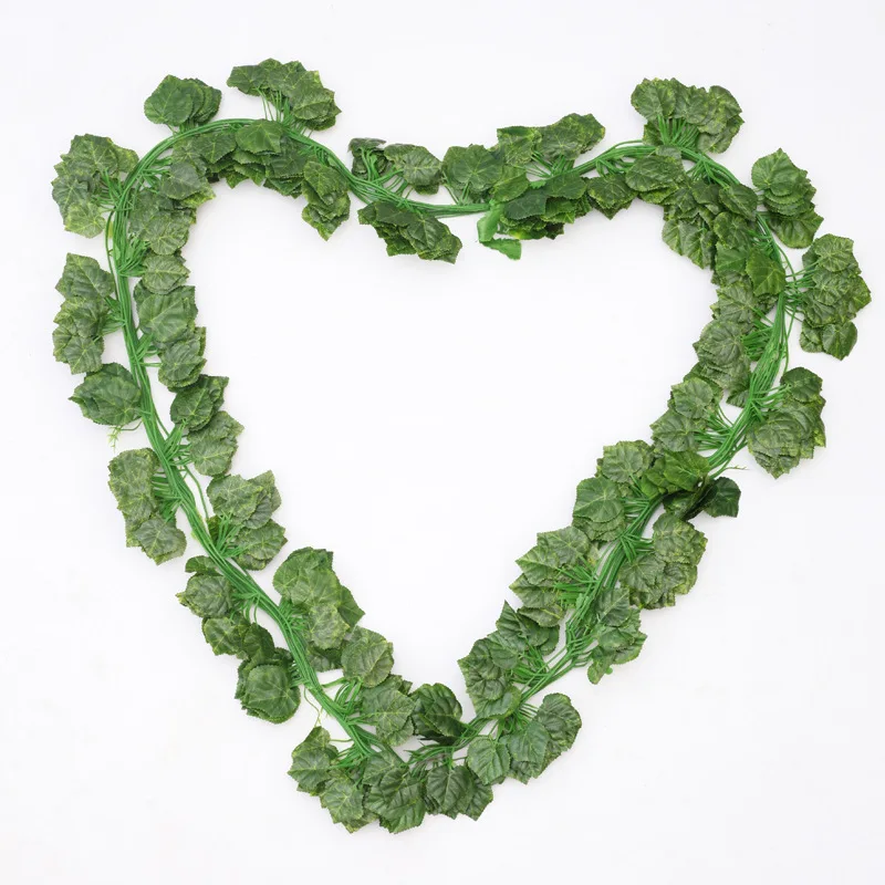 2 1 M искусственная Виноградная лоза Листва Цветы домашний Декор Искусственный