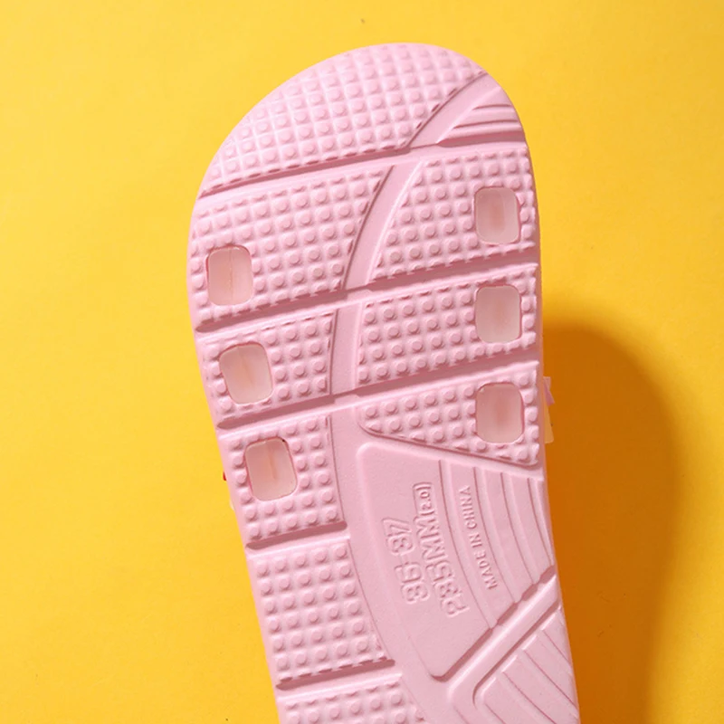 Women Slippers Summer Cute Slides Non-Slip Sandals Thick Soft Sole Indoor Flip Flops Bathroom Home Beach Pool Female Shoes