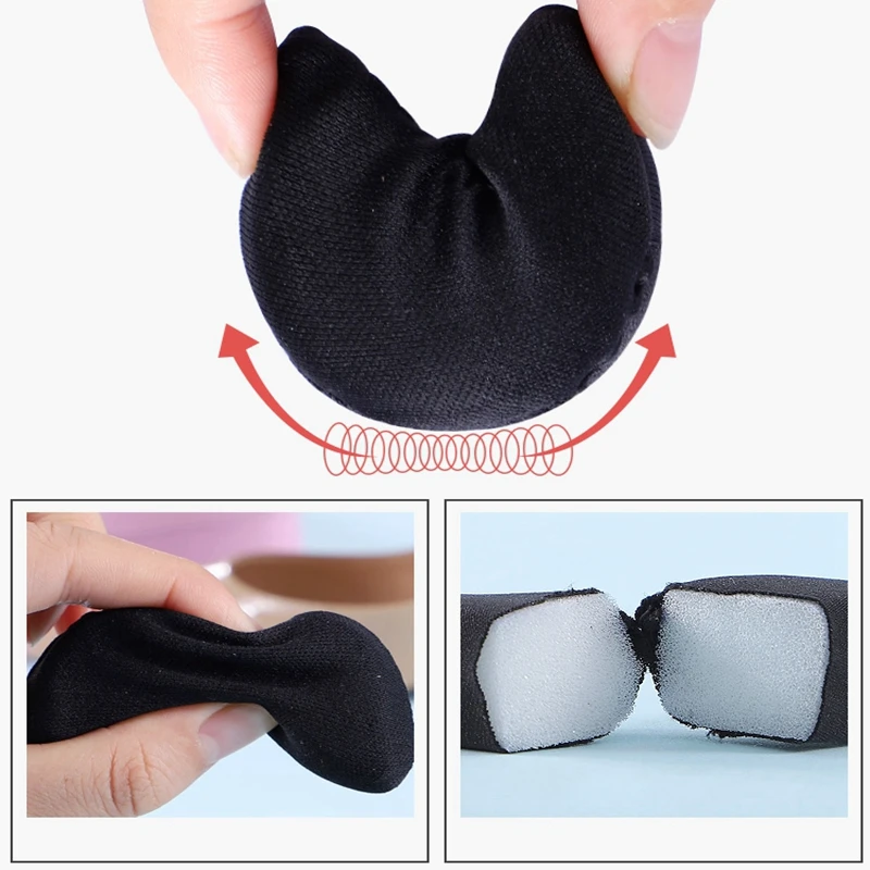 1pair Toe Plug High Heel Anti-pain Cushion Anti- Pain Inserts Insoles Toe Shoe Accessories Insert Shoes Pad Shoe Yard Adjustment