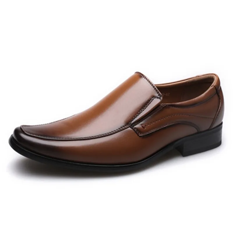 

Classic Business Men's Dress Shoes Fashion Elegant Formal Wedding Shoes Men Slip on Office Oxford Shoes for Men Mens Dress Shoes