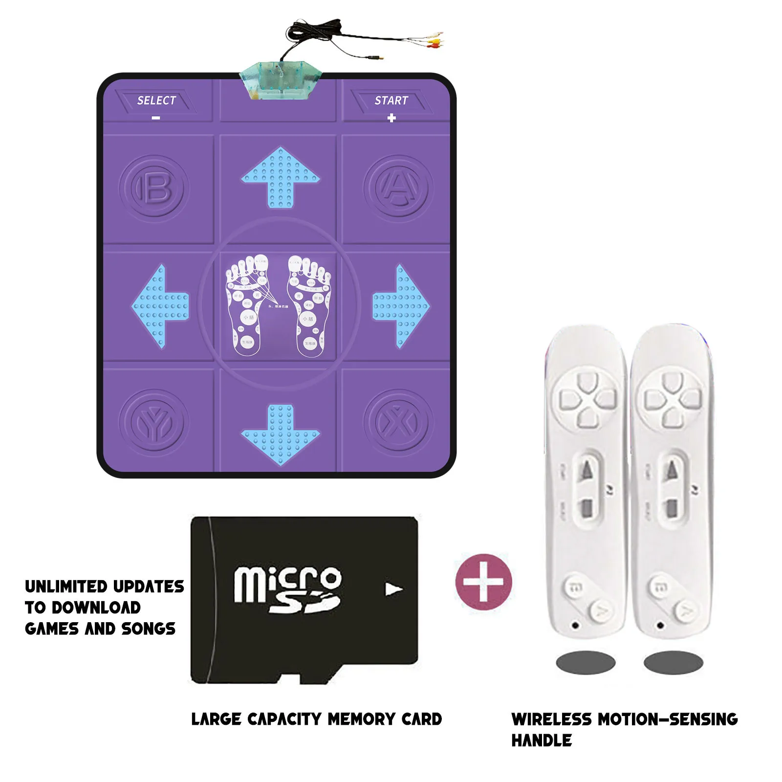 Танцевальный коврик Танцы шаг Танцевальные коврики колодки танцор Одеяло