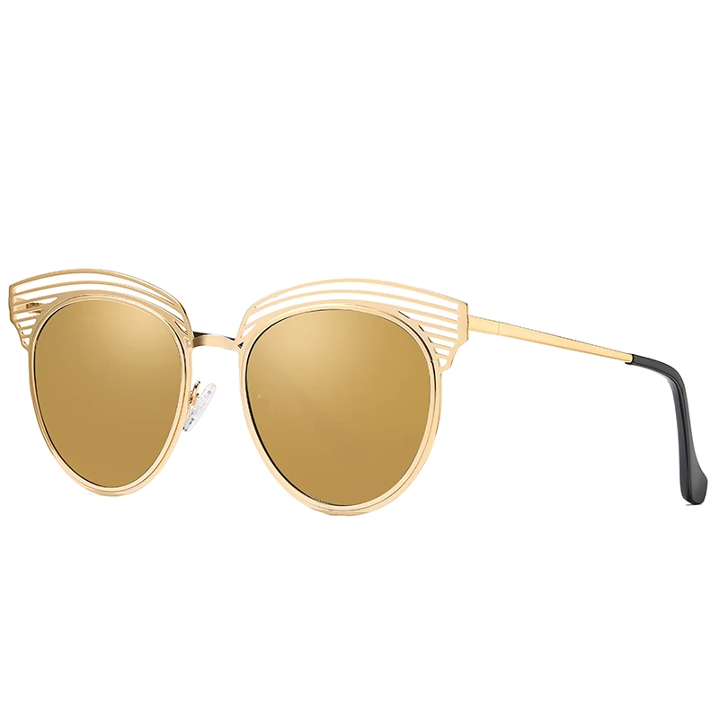 Fashion Stainless Steel Sunglasses Female Models Multi-color Metal Round Polarized Sun Glasses UV400 Trend Driving Shades 151 | Аксессуары