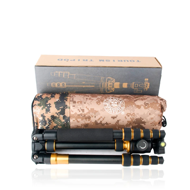 

hot sale Pro Q668 portable Professional tripod SLR camera Photography monopod Variable Alpenstock 3 in1 wholese free shipping