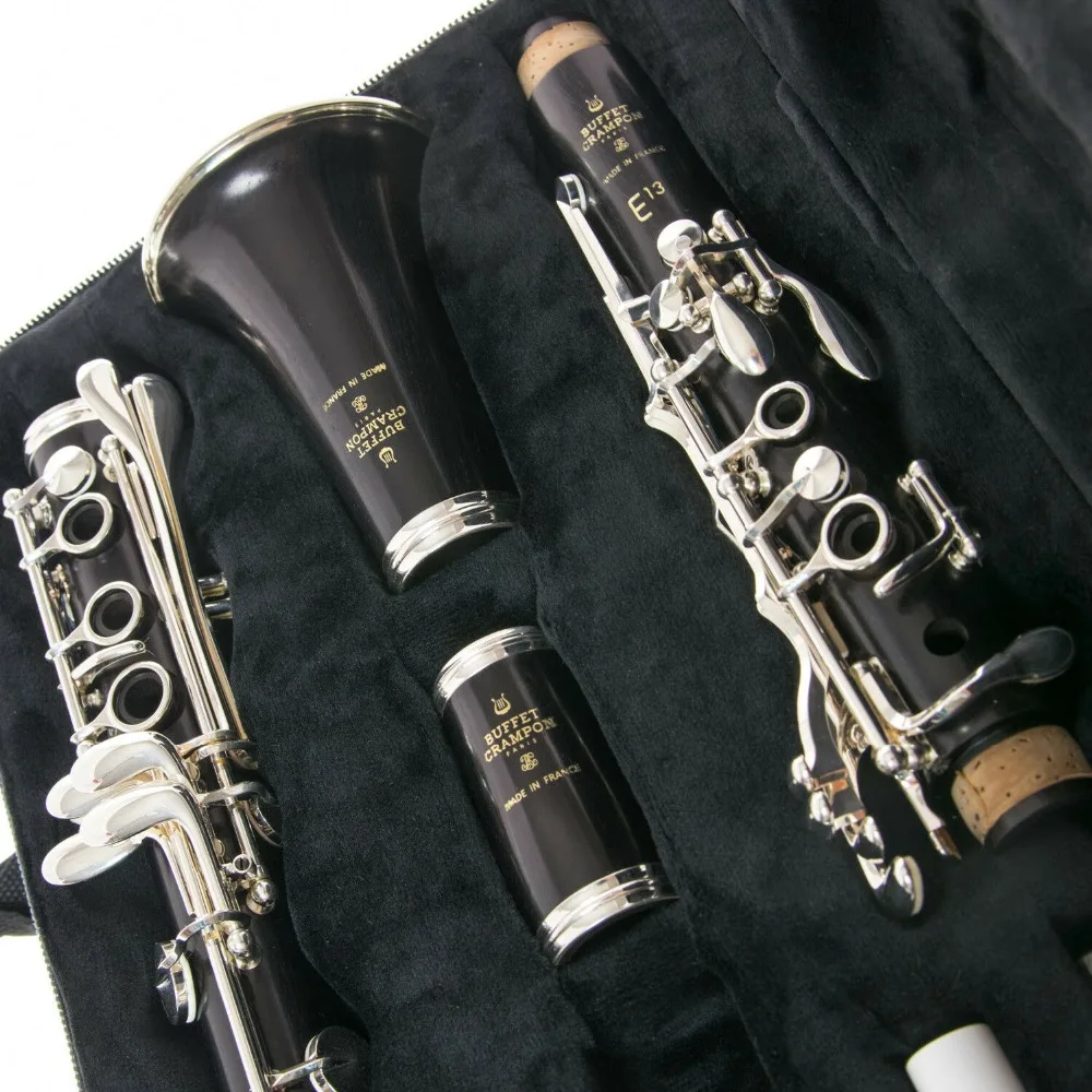 

MFC Professional Bb Clarinet E13 Ebony Wood Clarinets Nickel Silver Key Musical Instruments Case Mouthpiece Reeds