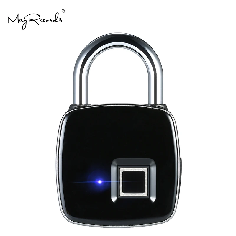 P3 USB Перезаряжаемый умный БЕСКЛЮЧЕВОЙ замок со сканером отпечатков пальцев IP65