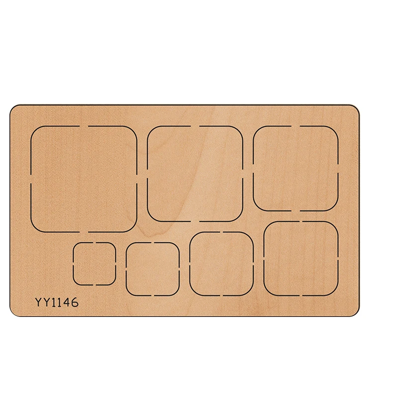 

Wooden die-cutting die knife die all kinds of geometric earrings knife die compatible with most manual die cutting machinesY1146