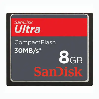 SanDisk-tarjeta de memoria CF Ultra compacta para cámara, 4GB, 8GB, Compact Flash 30 Mb/s, Nikon