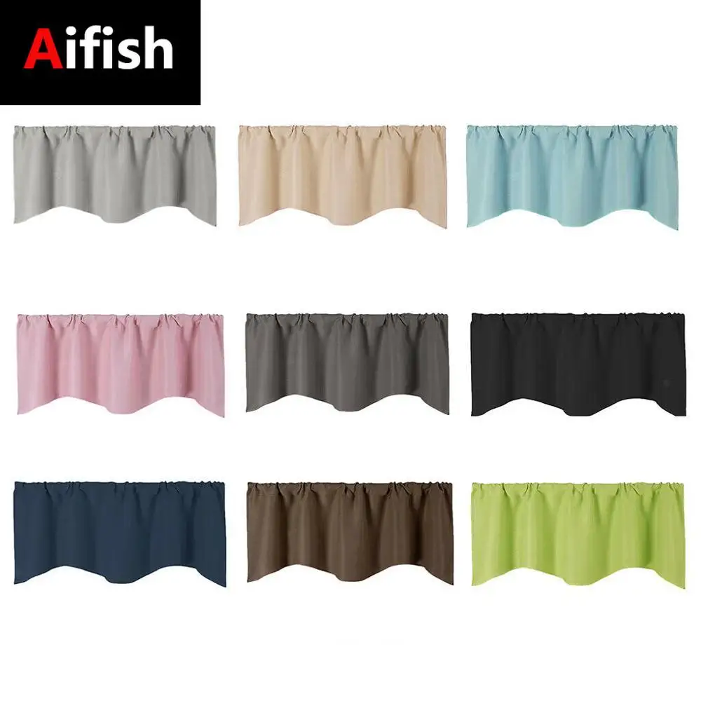 Плотное украшение для кухни подвал кафе ванной Короткая занавеска серое