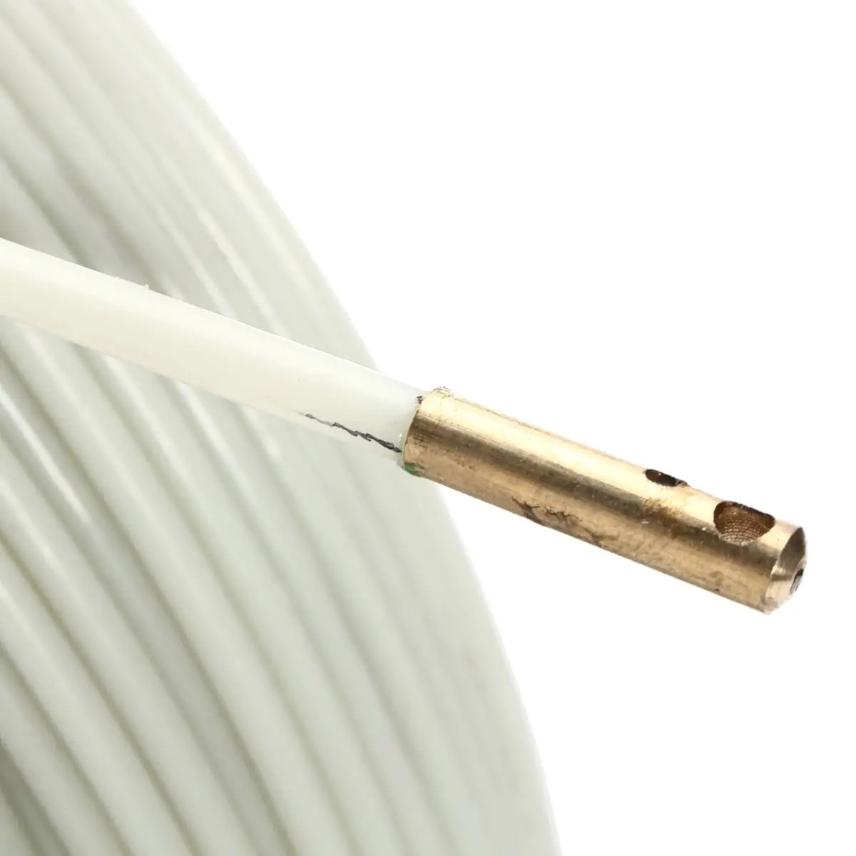 

4.5mm 100m Fiberglass Fish Tape Wire Cable Running Duct Rodder Fishtape Puller Guide Leads Running Rod Wiring Harness Tools