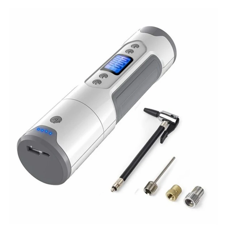 Online Compresor De Aire Portátil Para Neumáticos, Inflador Mini Para Ruedas De Automóviles Y Bicis, Inalámbrico Y Con Batería De 12V, 150PSI