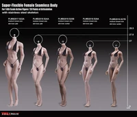 tb super flexible female sexy lady seamless body 16 scale tanned pale complexion phicen s24a 25b 26a 27b mannequin