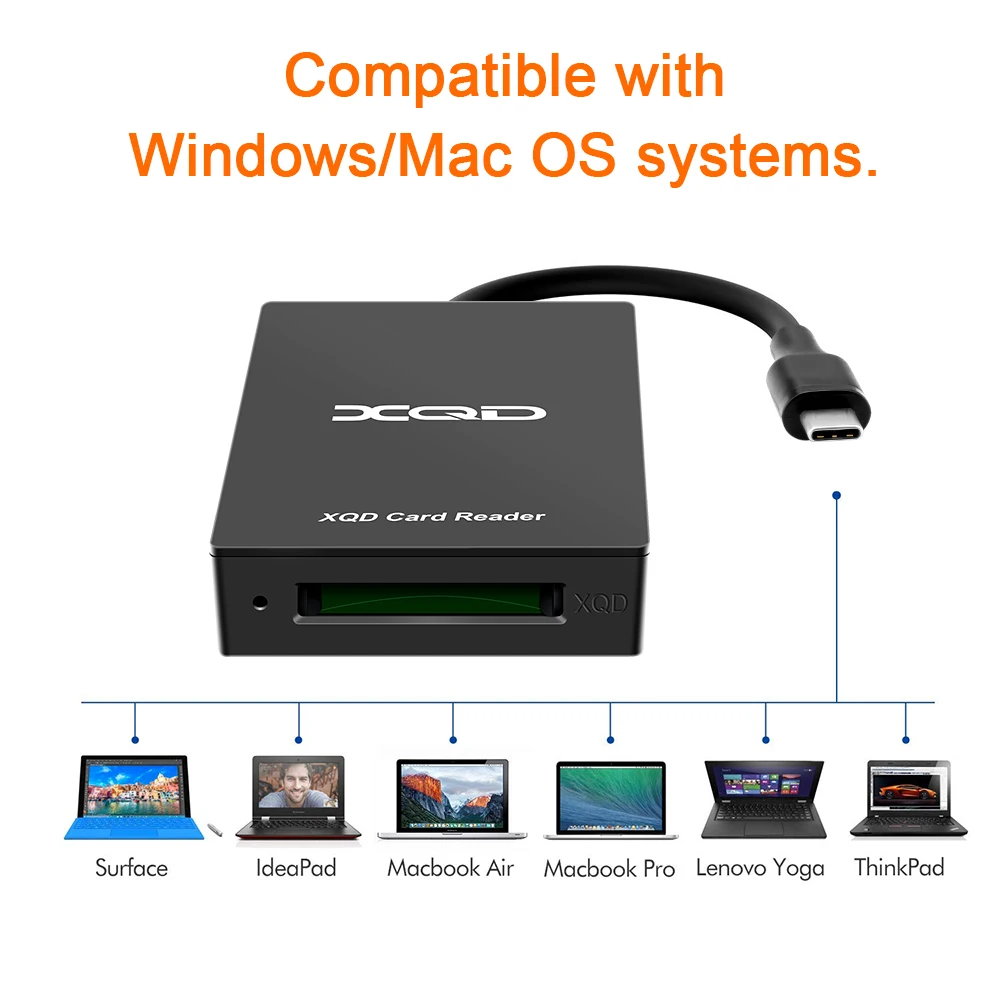 Rocketek Type c USB 3 0 SD XQD одновременно работает считыватель карт памяти передача Sony