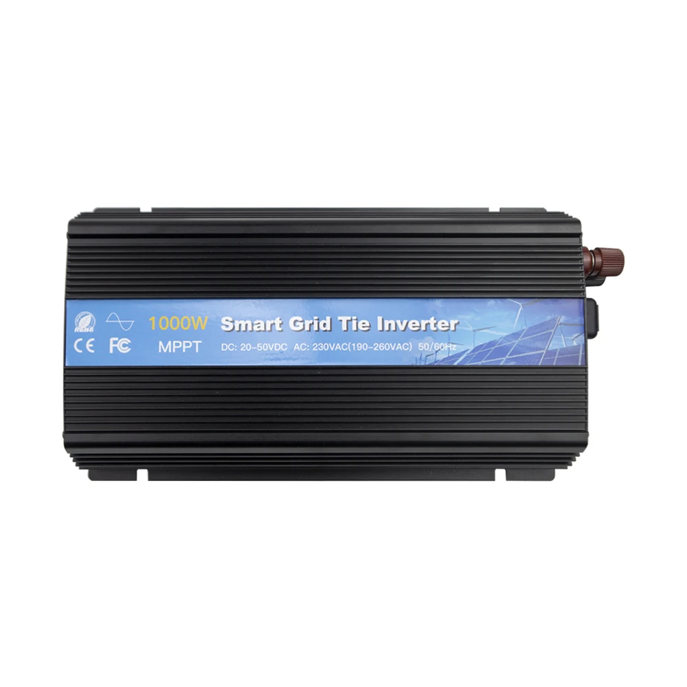 GTI1000 MPPT солнечный Grid Tie Инвертор 1000W Micro силовой инвертор 18/24/36V DC to 190 260VAC с чистой