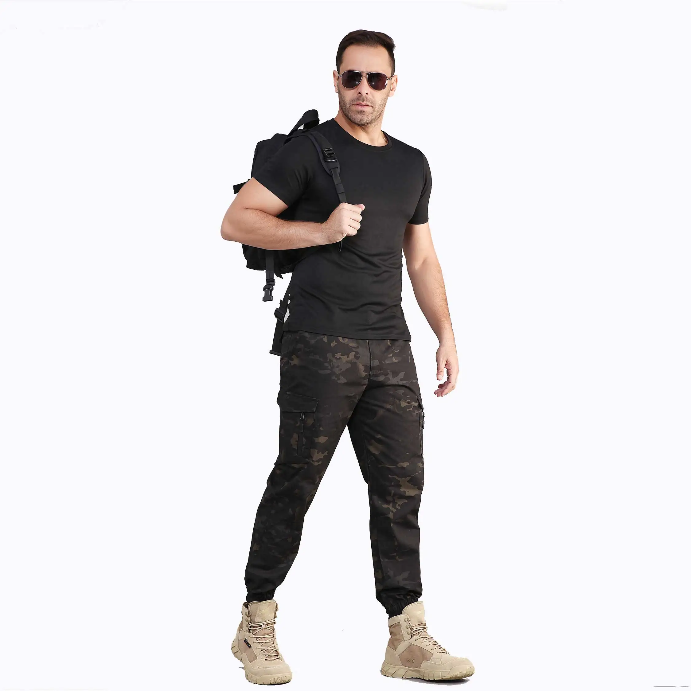 Хлопковые тактические штаны с вырезами для ботинок военные охотничьи брюки