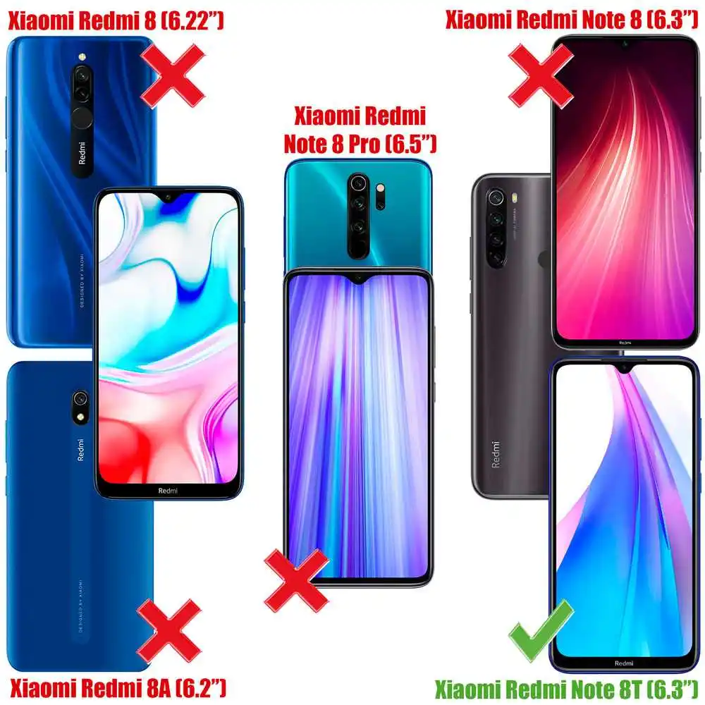Закаленное стекло для Xiaomi Redmi Note 8T 9D 9H 0 3 мм Защитная пленка экрана передняя
