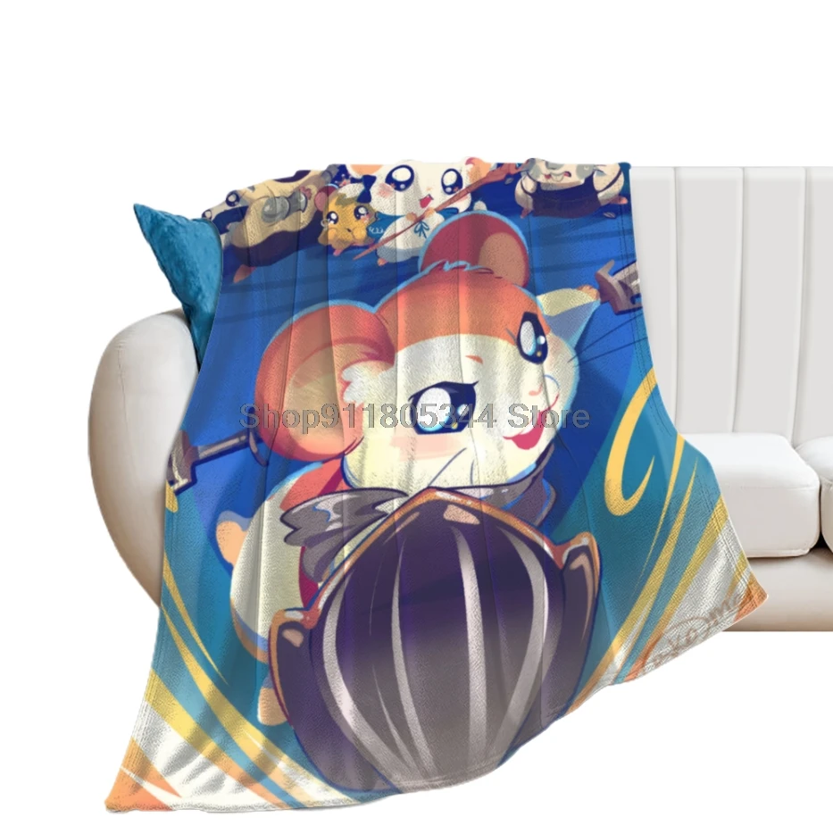 

Симпатичное одеяло для хомяка в виде мыши, пушистое теплое одеяло для зимнего постельного белья, мягкое Флисовое одеяло с 3D принтом