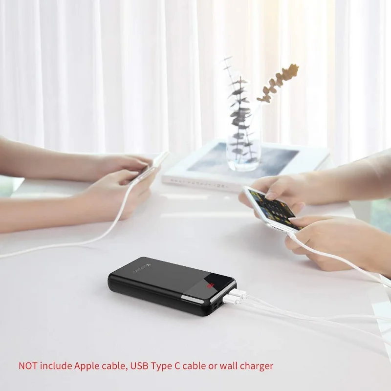 Yoobao power Bank 20 Вт 20000 мАч для IPhone портативное Внешнее зарядное устройство цифровой