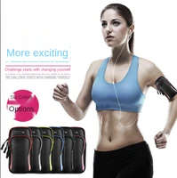 sport arm bag sports cell phone case running jogging pouch wallet cover with arm band earphone hole for ipnone samsung 6 5
