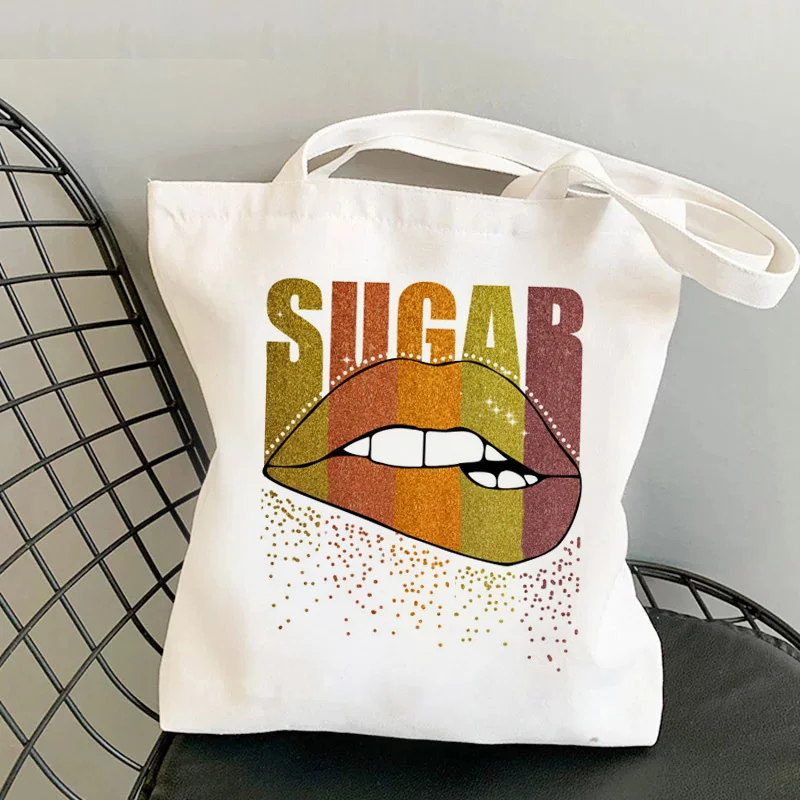 

Многоразовая сумка для покупок Melanin, Холщовая Сумка из переработанного материала, Джутовая сумка, шоппер