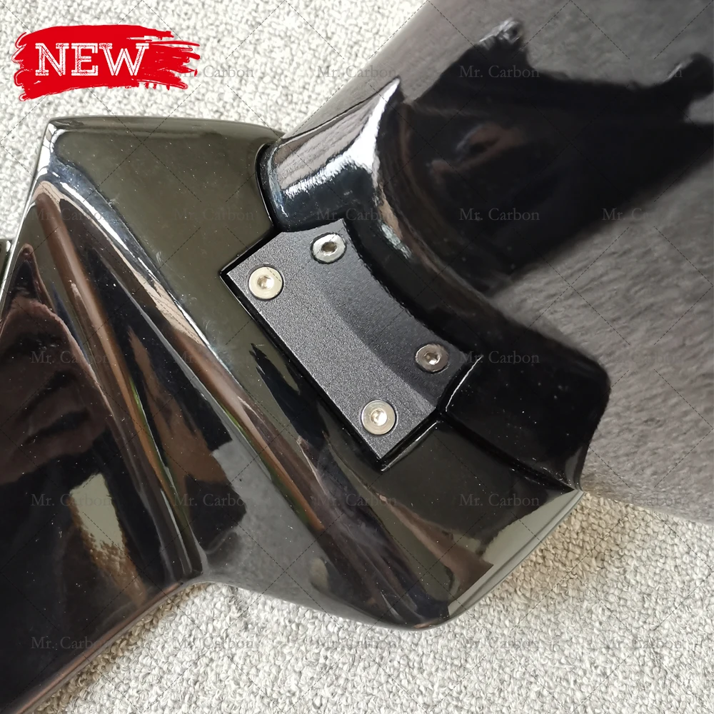 Для MINI COOPER R50 JCW Тип Черный спойлер из стекловолокна на крышу обрезанный Комплект