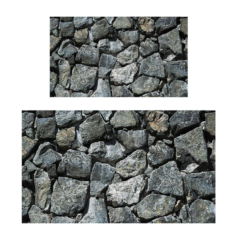 3D эффект аквариум фон Rock плакат с камнем ПВХ украшения Ландшафт высокой четкости