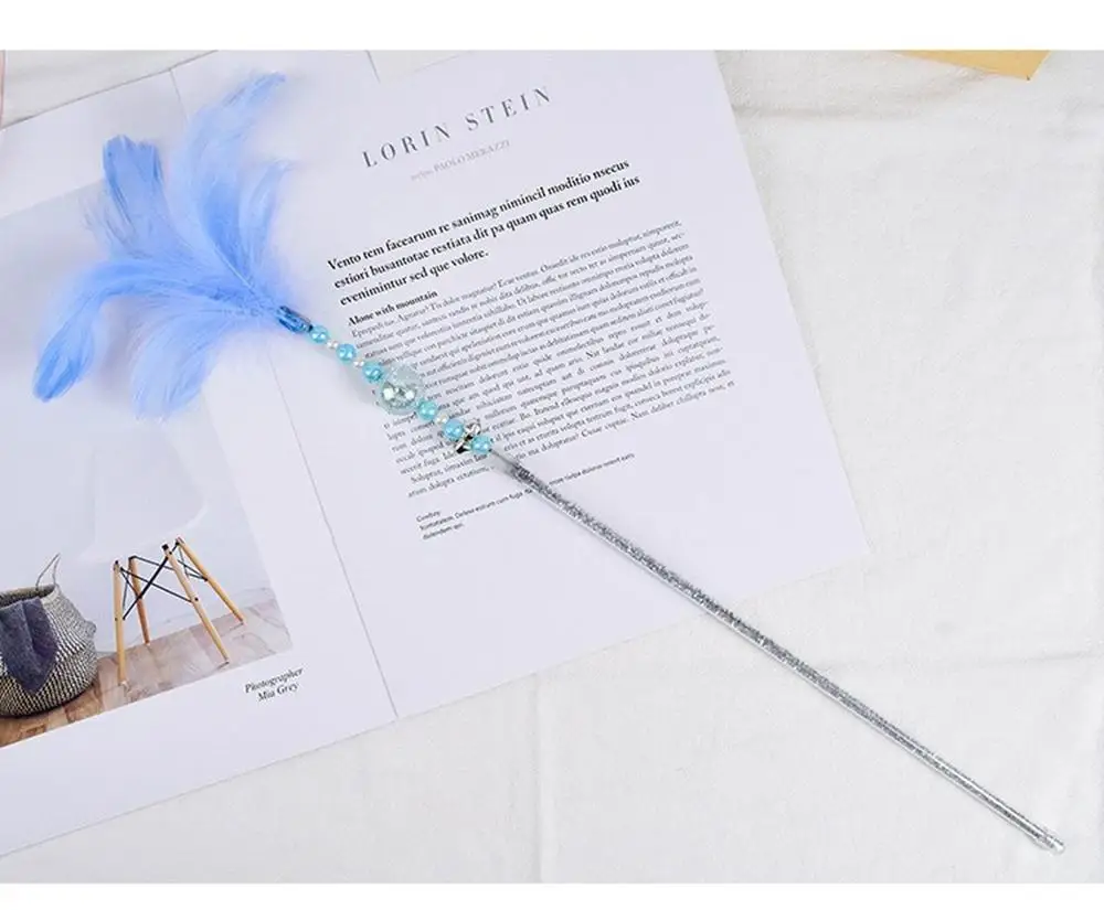 Товары для питомцев игрушка кошек Сказочная палочка ручной работы