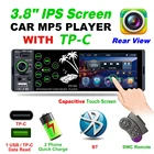 Новый автомобильный стерео Мультимедийный Плеер 3,8 дюймов IPS экран In-Dash MP5 плеер Bluetooth AUX TF FM радиоприемник детали плеер