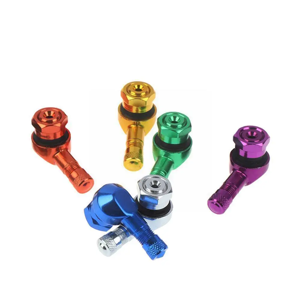 

New 2pcs Motorcycle Tire Valve Stem 90°Angle Alloy Tubeless For Rim Accessories Stems Valve Tire Wheel Motorcycle Valve Whe Y1B7