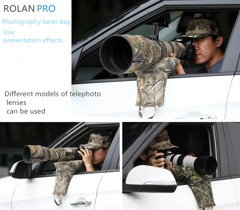 Фотографическая Подушка ROLANPRO для объектива пистолета мантиса (с застежкой