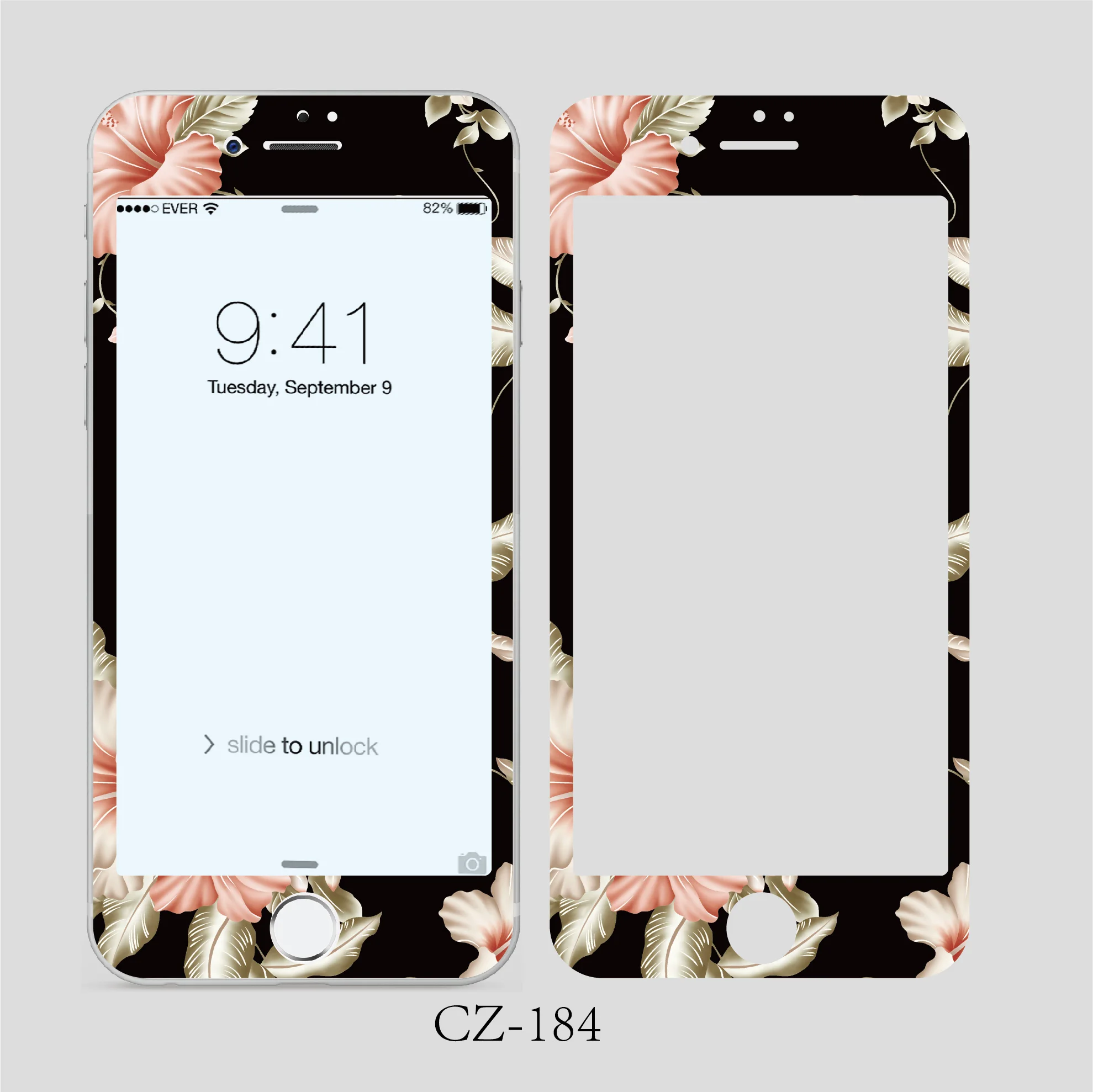 3D углеродное волокно Ретро Цветы Закаленное стекло пленка для телефона iphone 8 Plus 7 6