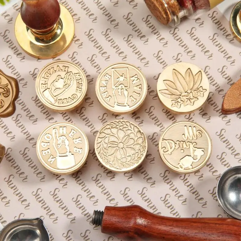 Ретро штампы для запечатывания сделай сам зеркальные 3D конверты печати