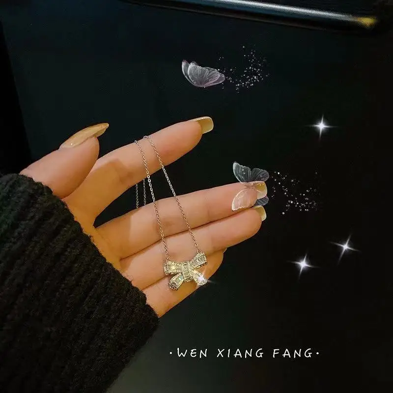 Ожерелье чокер иммортальное Стразы для женщин 2021 Новый светильник Роскошная