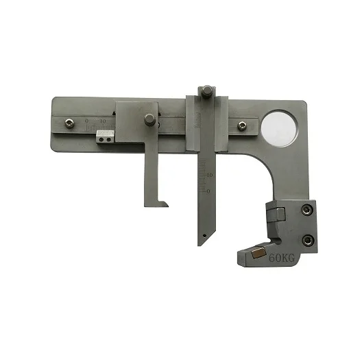 

Mechanical rail wear abrasion ruler