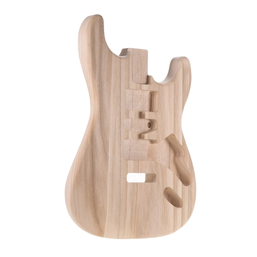 Деревянный корпус гитары Soild деревянный Luthier инструмент для ST Струнные